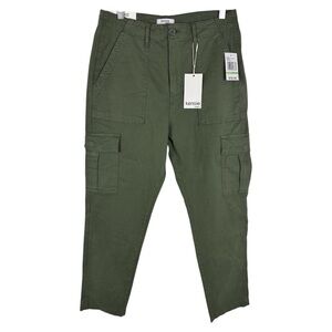 Kensie Jeans Women’s High Rise Army Green Cargo Pants